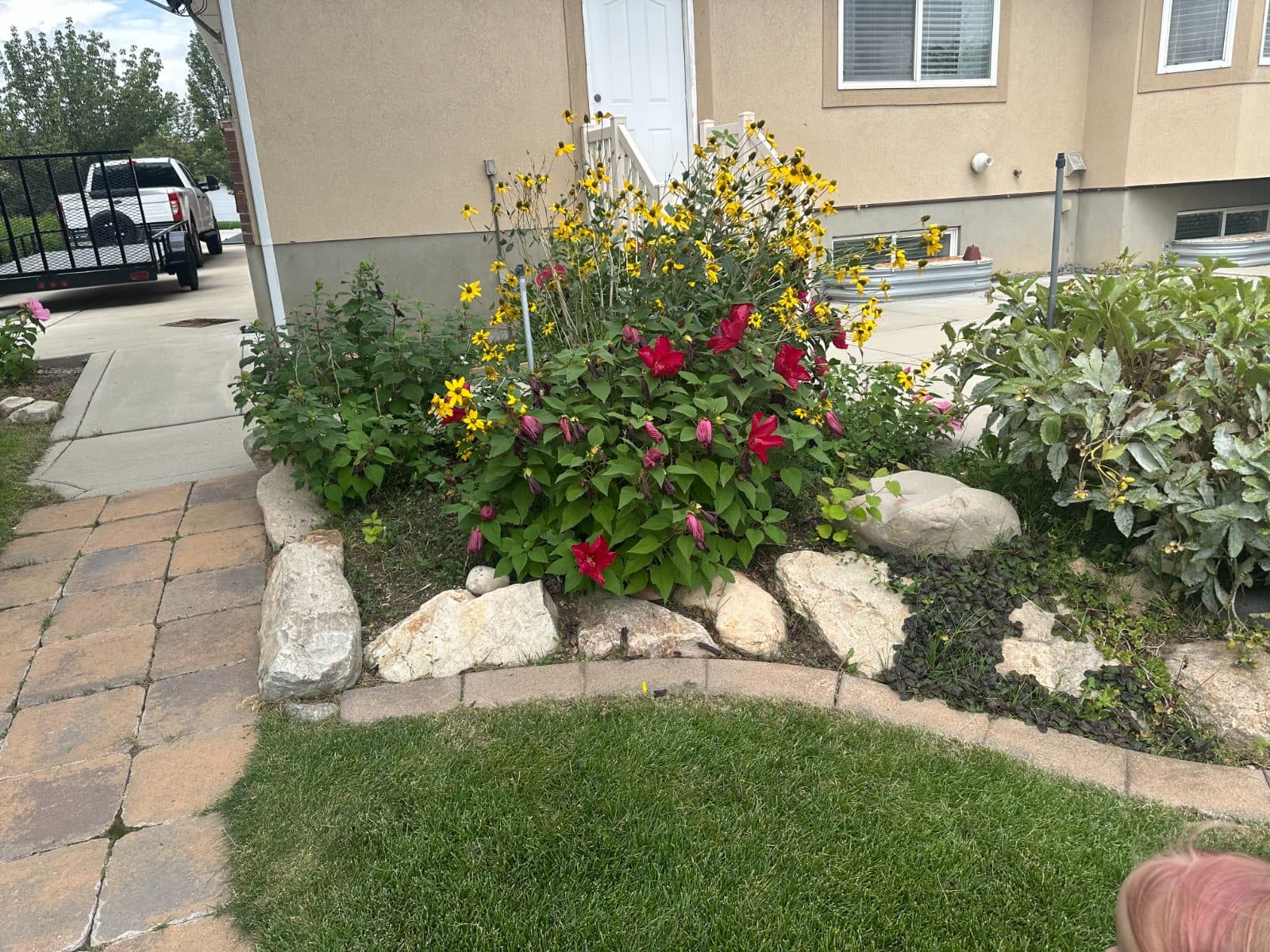 Flower bed refresh before
