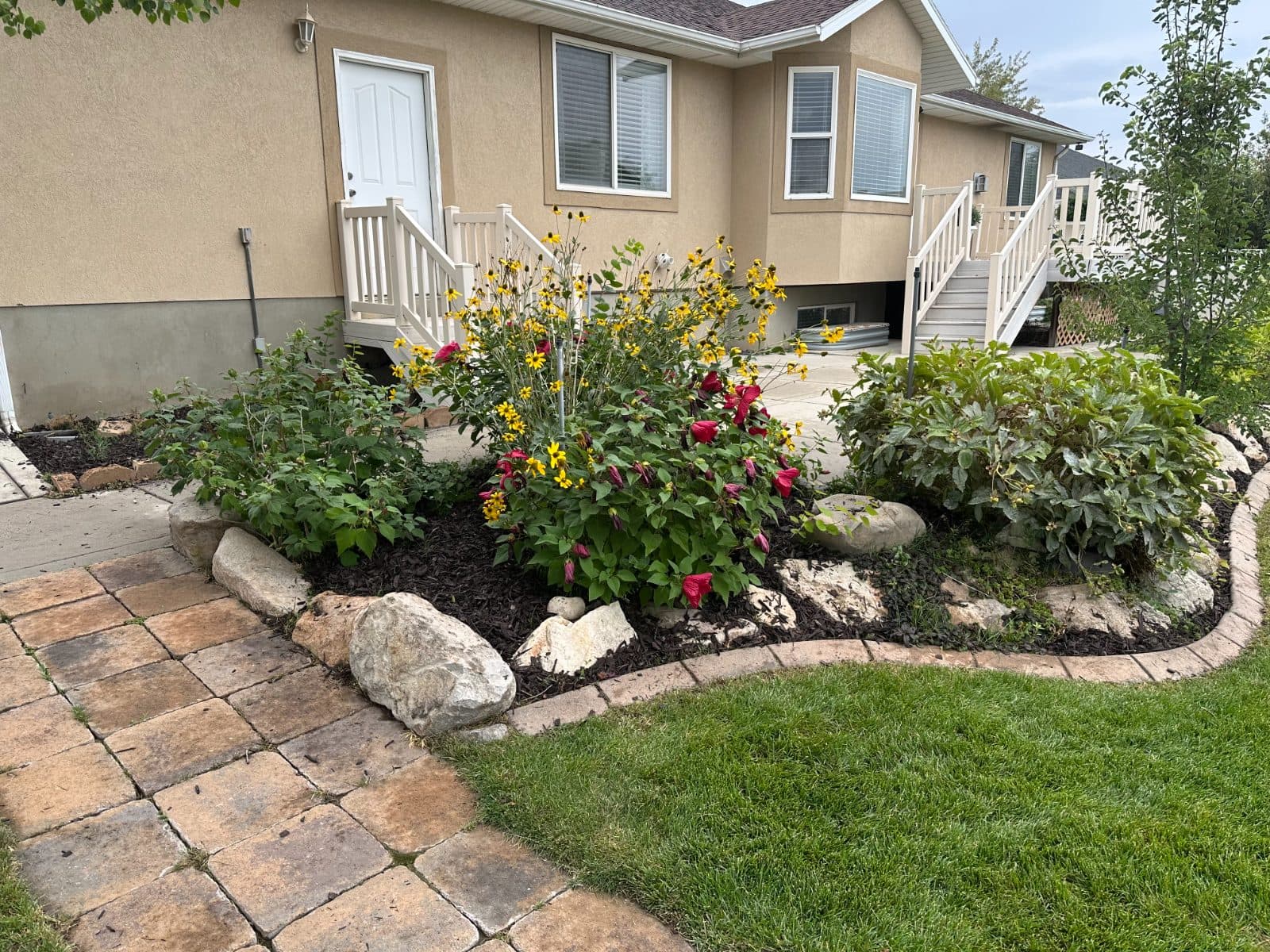 Flower bed refresh after