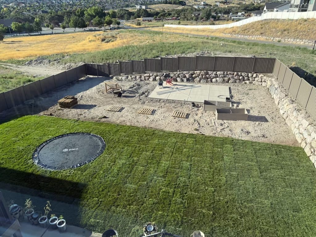 Sod Installation after